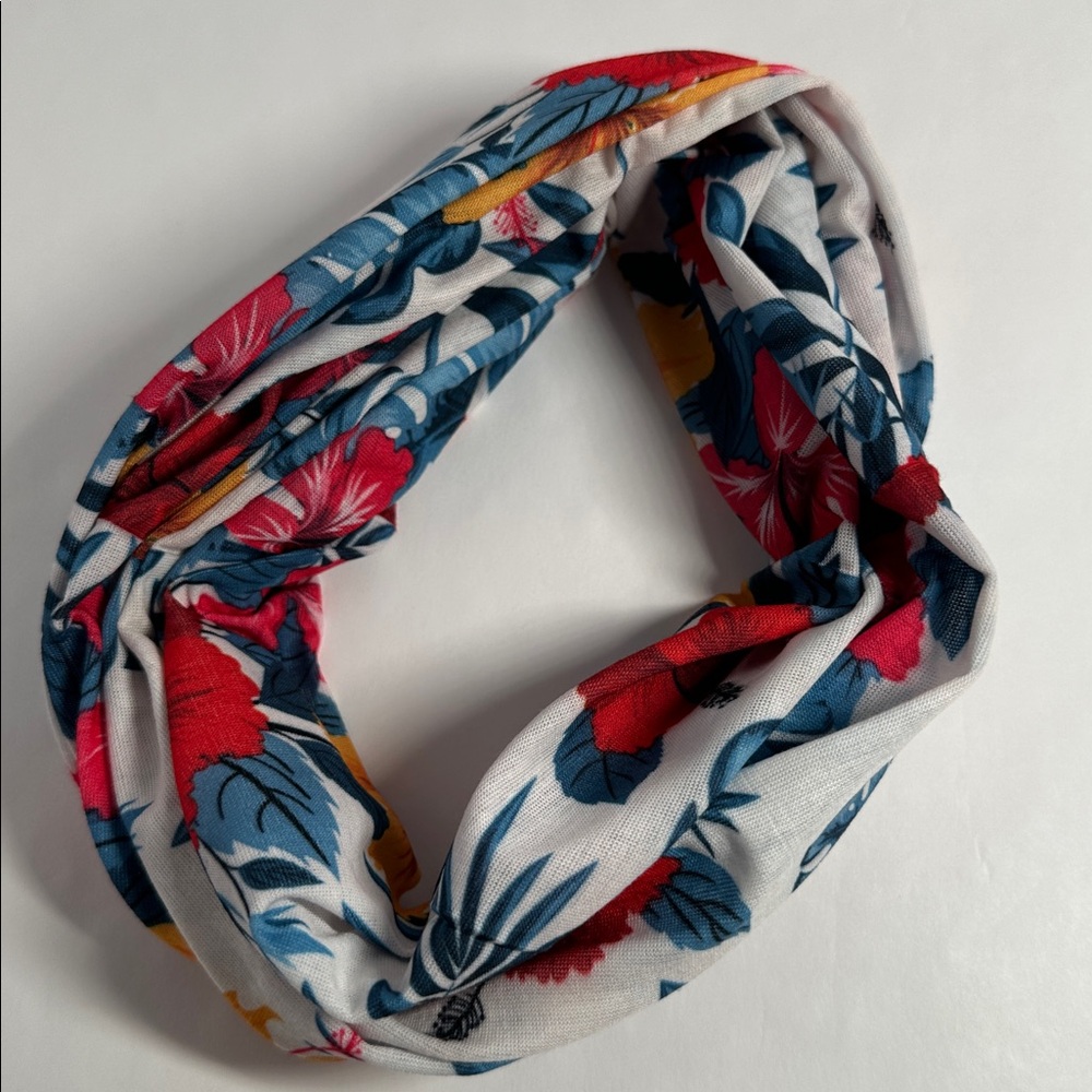 Wide Floral Headband - #2105